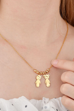 Boy and Girl Necklace