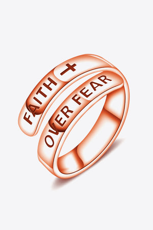 FAITH OVER FEAR Ring