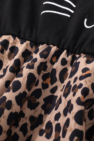 Girls Leopard Dress